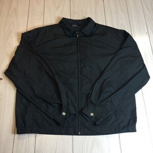 Polo Ralph Lauren Men's Black Lightweight Zip-Up Jacket xL